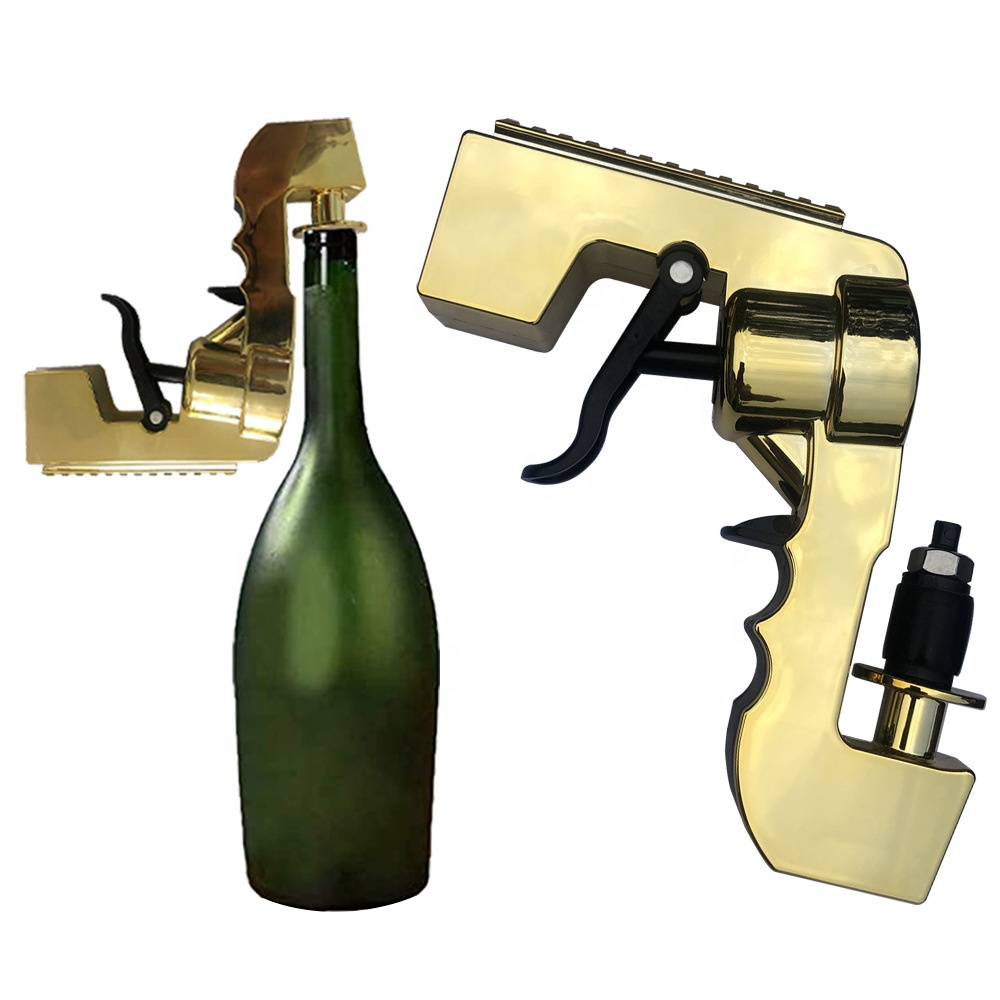 Champagne Spray Gun Shooter Party Supplies Wine Beer Bubble Drinks Sprayer Gun Bar Nightclub Wedding Celebration Logo Customized