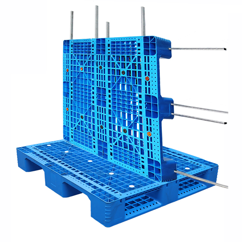 Export stackable 48x40 plastic pallets Injection Heavy Duty warehouse Pallet plastico standard HDPE plastic pallet price