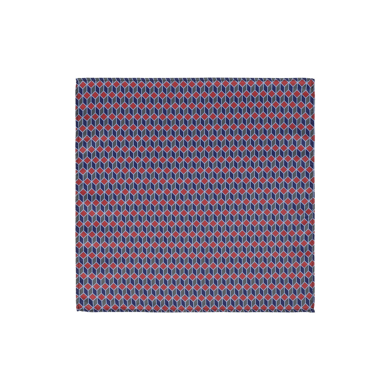 Custom Print Hand Rolling Fashion Design Pocket Squares Men Polyester Handkerchief