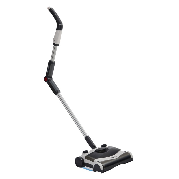 Home use Cordless Handheld Rechargeable Battery Power Floor Sweeper Cleaner with Soft Roller Brush