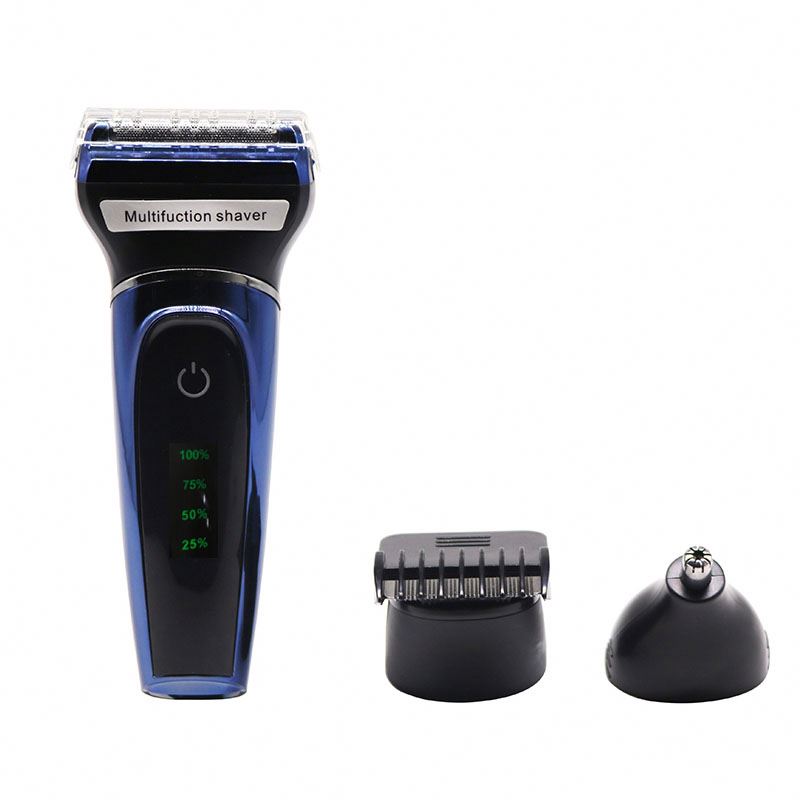 Anbolife New Professional 3 in1 Deluxe roomer Set Led Display Rechareable Electr Men Hair/Beard/Nose Trimmer/Clipper Set