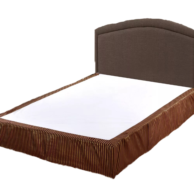 Luxury Design 120*200CM 25CM Height Fitted Bed Cover Bed Ruffle Skirt for Hotel