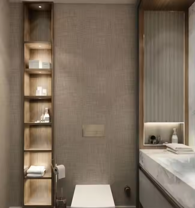 Custom Logo Bathroom Stainless Steel Mirror Cabinet Vanity Drawer Basin Shower Niche for Hotel