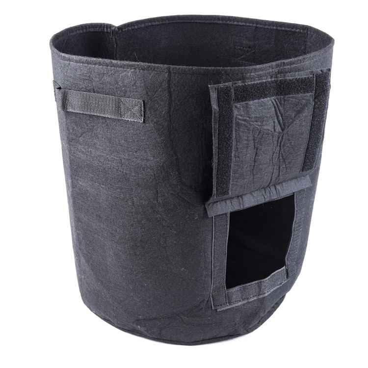 Customized Logo Planter Planting Growing Root Pouch 5 7 10 12 15 20 25 30 34 40 45 50 Gallon Felt Fabric Potato Plant Grow Bags