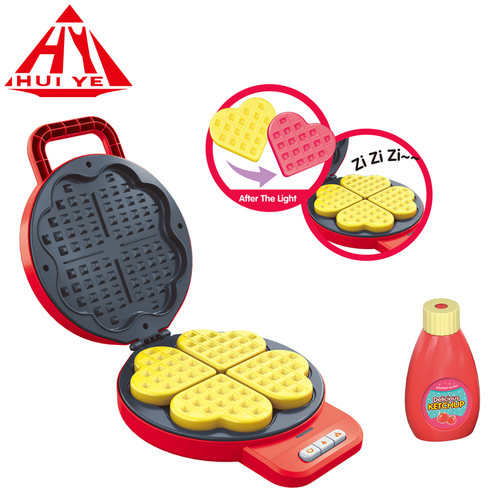 HUIYe 2020 cozinha infantil с едой вафельная кухонный игровой набор детей притворяться игрушки для мальчиков