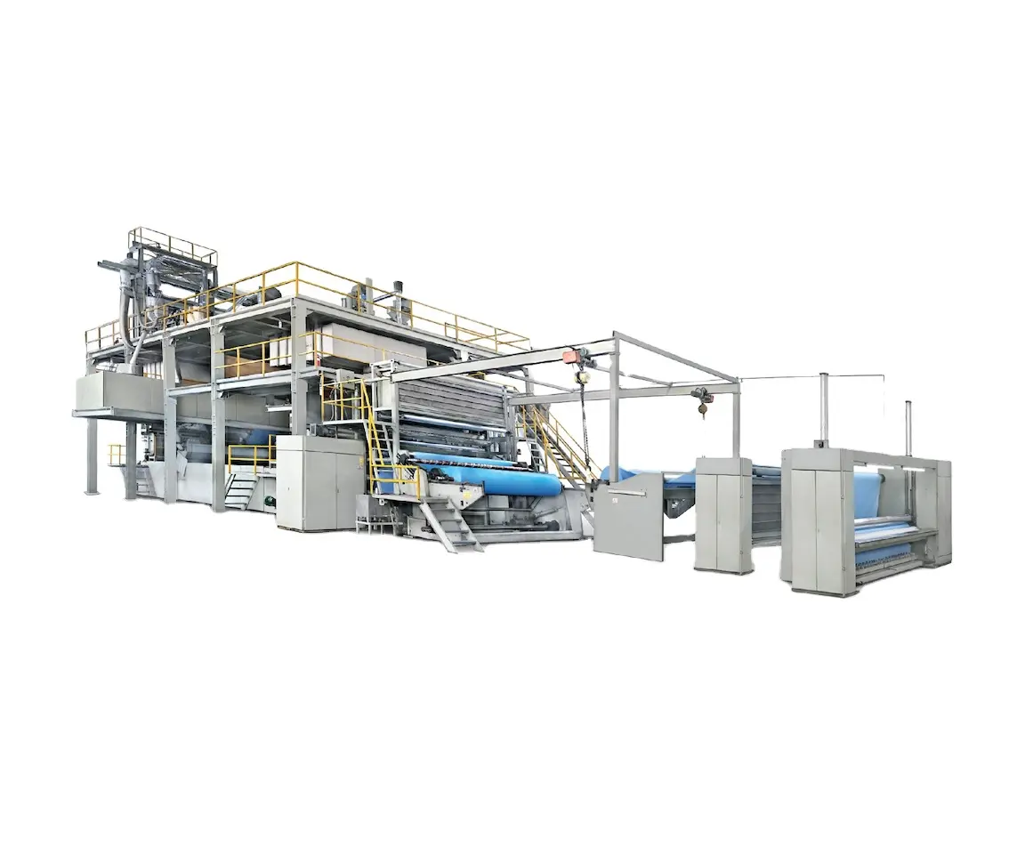 TONGDA Nonwoven Machinery PP Spun-melt Line Spun-bonded Nonwoven Fabric Production Line with CE Certification