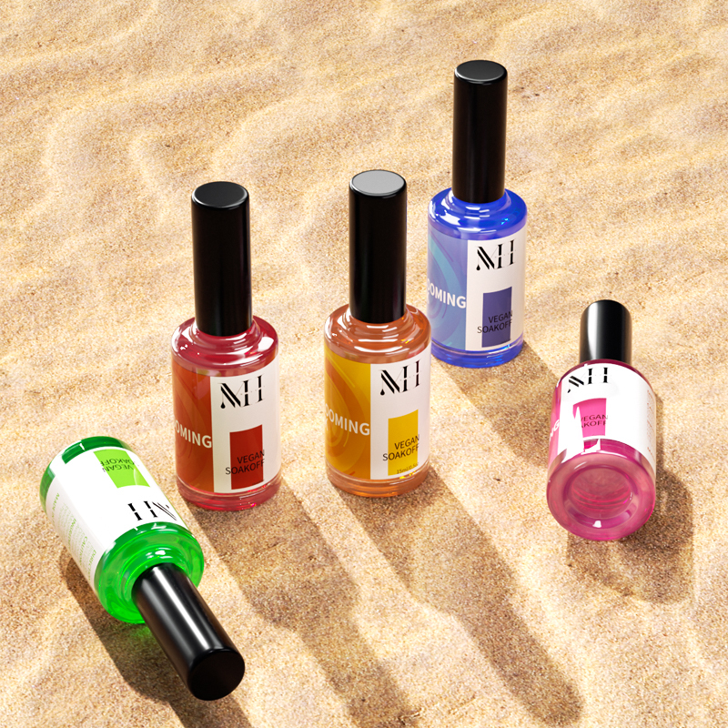 MH OEM ODM Long Lasting Gel Nail Polish Set for Nail Art Olive Water Color Marble Ink Halal 21 Free Nail Polish