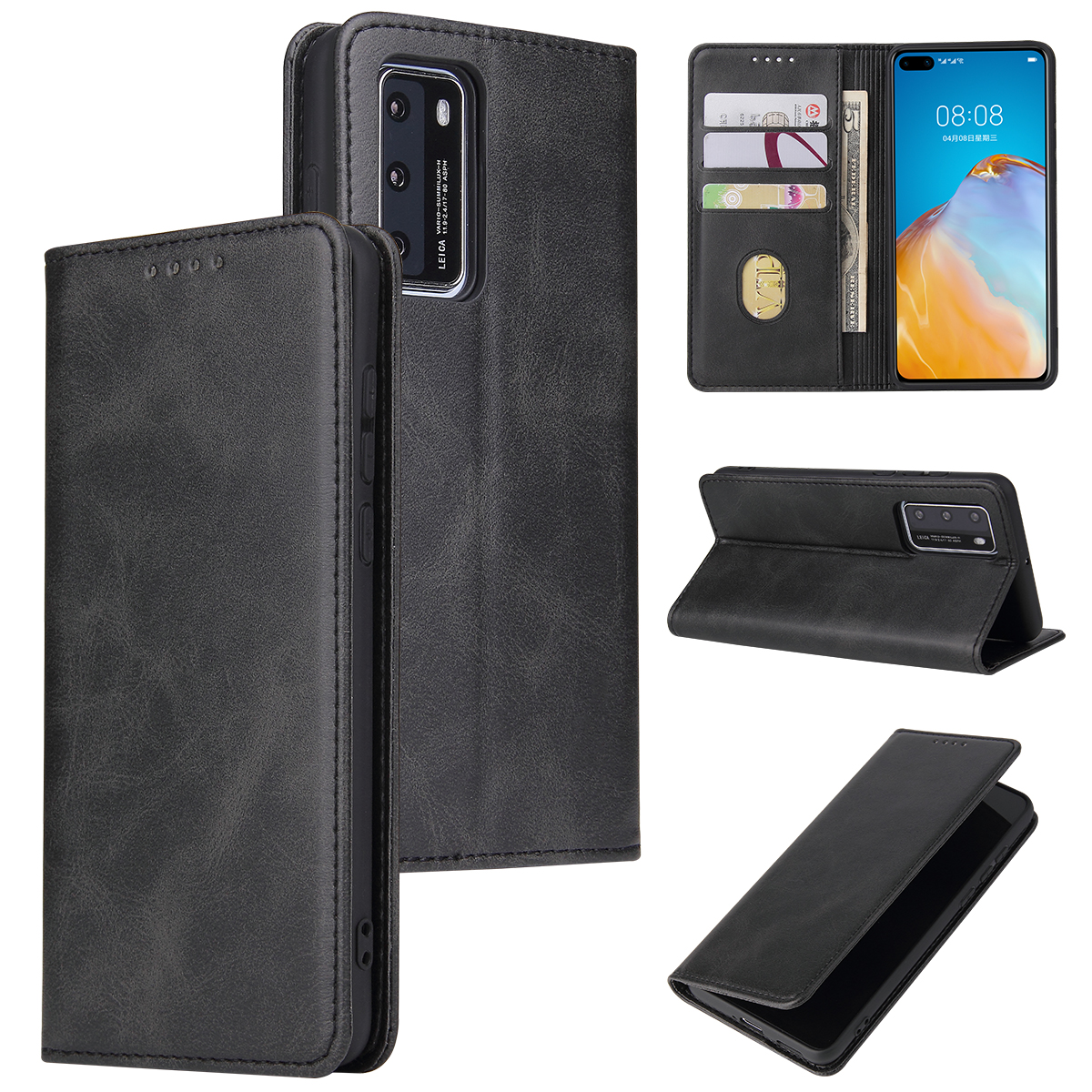 Магнитный кожаный чехол-кошелек с откидной крышкой для Huawei P40 NOVA6 SE Nova 7i P40 Lite P Smart + 2019 Honor 10i 20i 20 Li чехол для IPhone