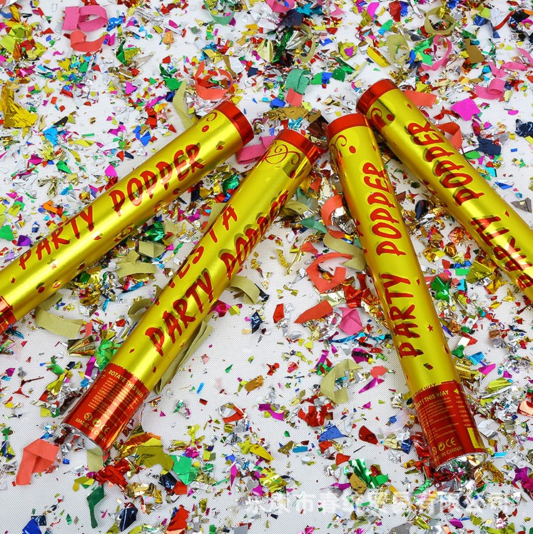 Wedding Party Confetti Cannons Air Compressed Biodegradable Party Poppers for Festival Decoration Party Favor