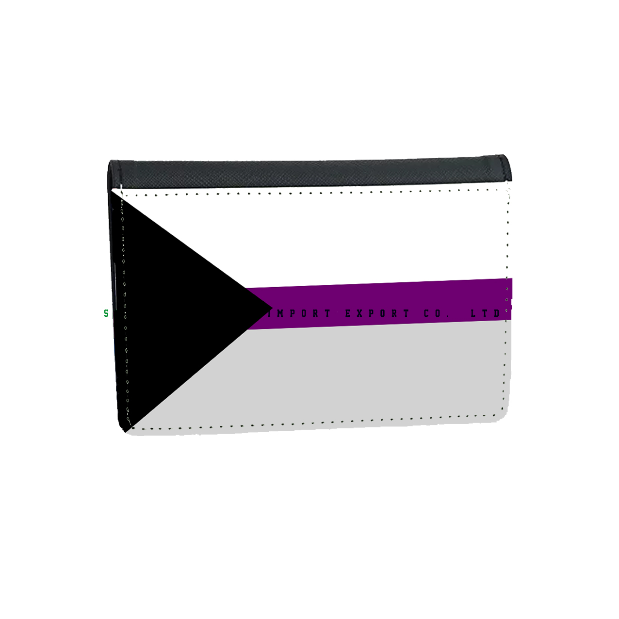 Высокое качество 14.6X9cm PU искусственная кожа ЛГБТ Радуга демисексуальность гордость держатель паспорта