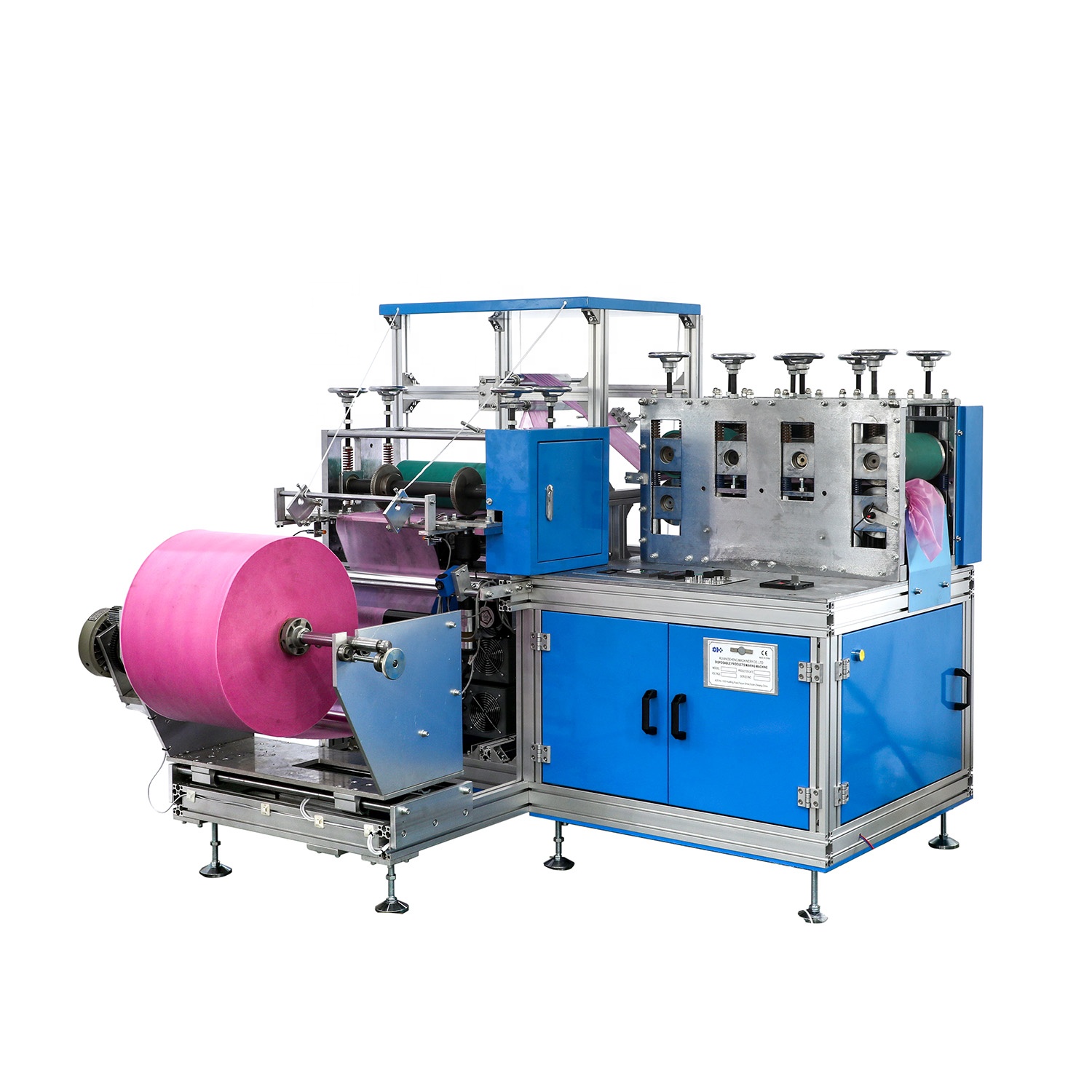 Non woven shoe cover making machine protective products for medical ,home use,clean room
