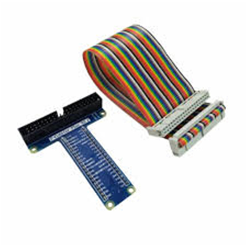 Raspberry Pi 3B +/4B аксессуары T тип GPIO Плата расширения 40P кабель