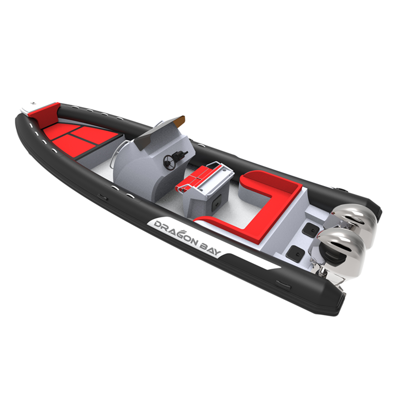 High Quality Luxury Fishing Rigid Hypalon or PVC Boat RIB Boat Outboard Engine