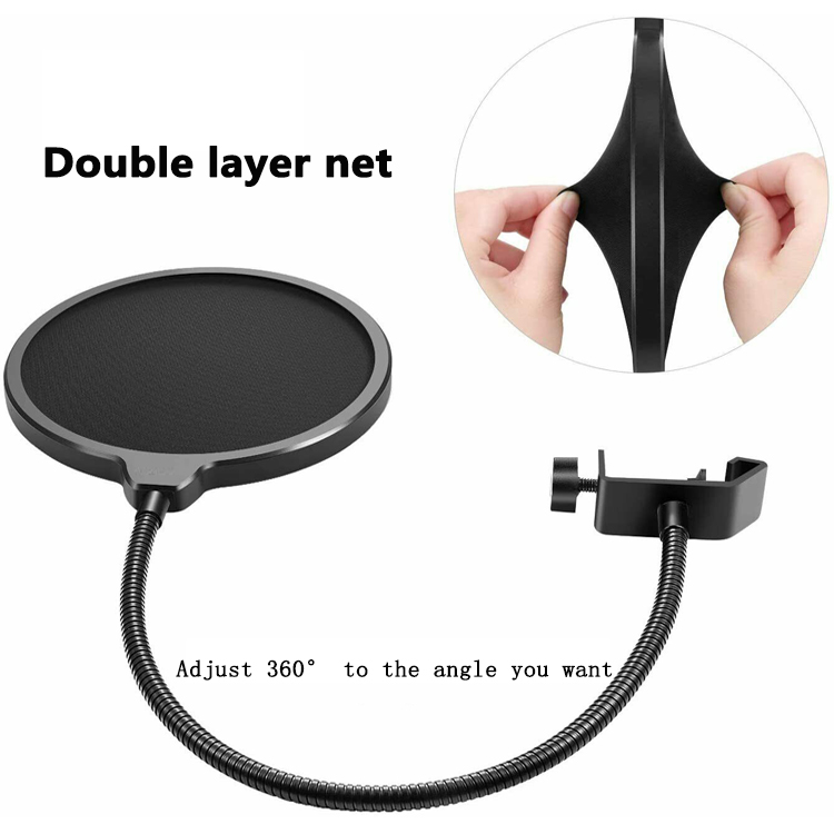 Oem Manufacture Microphone Usb Plug&Play Microfono Pop Filter