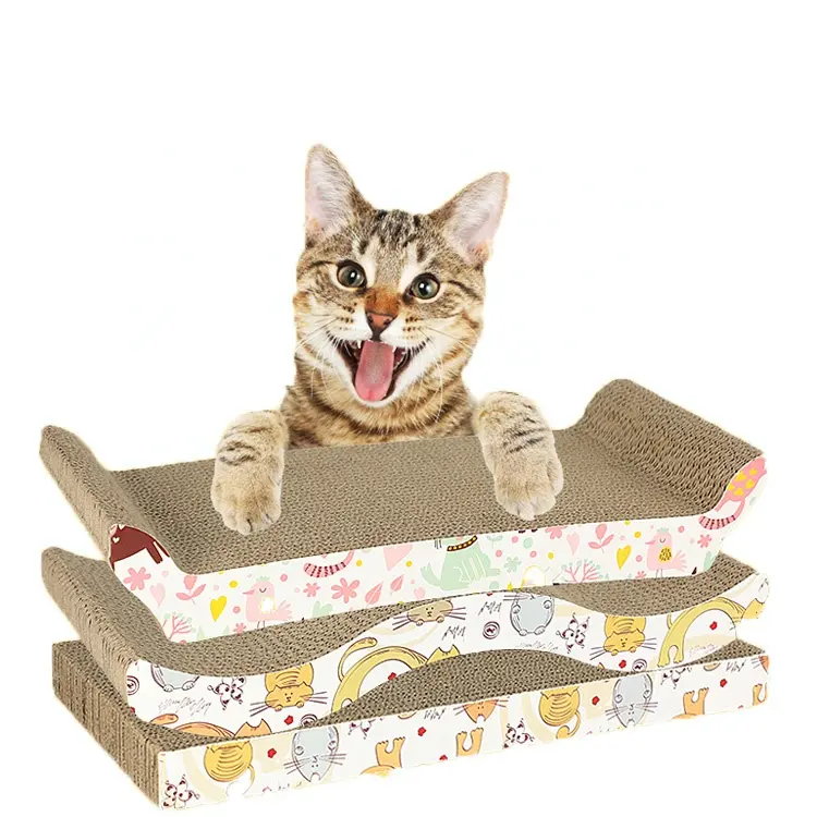 Hot Selling Indestructible Cat Scratcher Great quality corrugated paper cat scratcher board for catnip