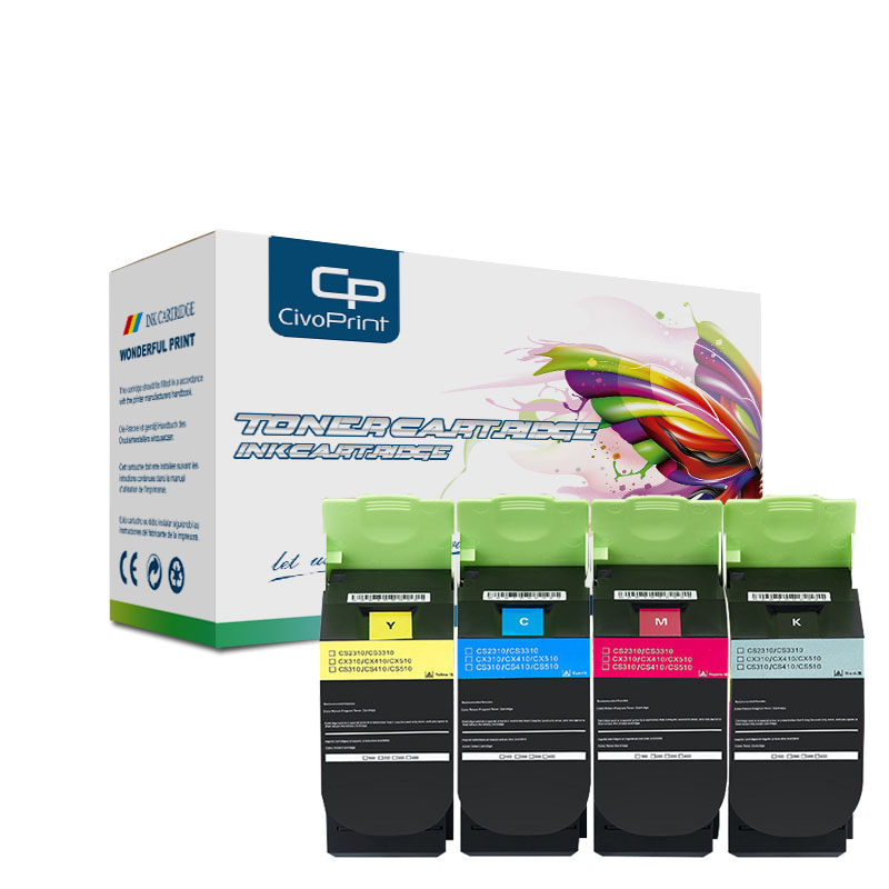 Высокопроизводительный совместимый тонер-картридж CS421 CS521 CS622 CX421 CX522 CX622 CX625 для Lexmark 78C3XC0 78C3XY0 78C3XM0 78C3XK