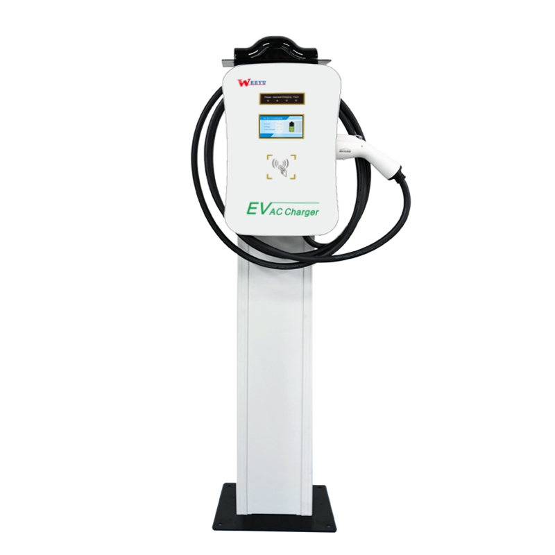 Горячая продажа 3-фазный напольный 22kw 11kw Тип 2 быстрый Электрический автомобиль ev зарядное устройство