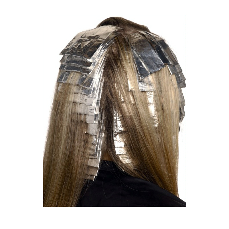 Silver Embossed Aluminum Hair Foil High Quality Salon Foil Roll