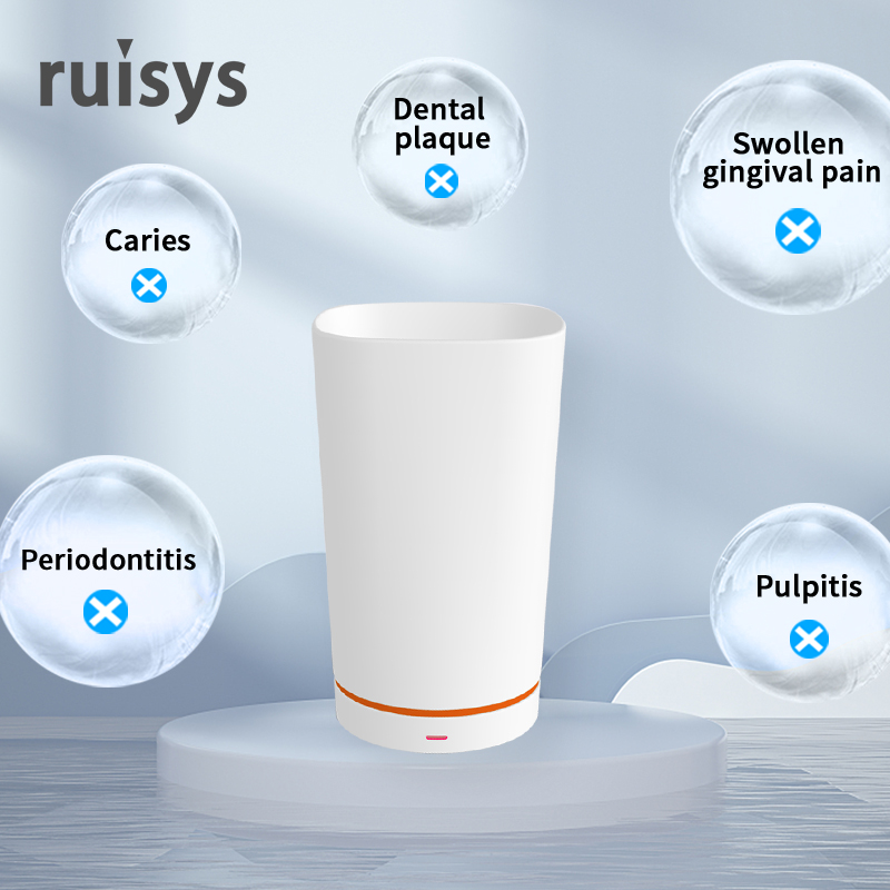 Электрическая машина для отбеливания зубов Ruisys, устройство для полоскания рта с чашкой, товары для ухода за полостью рта, устройство для чистки зубов