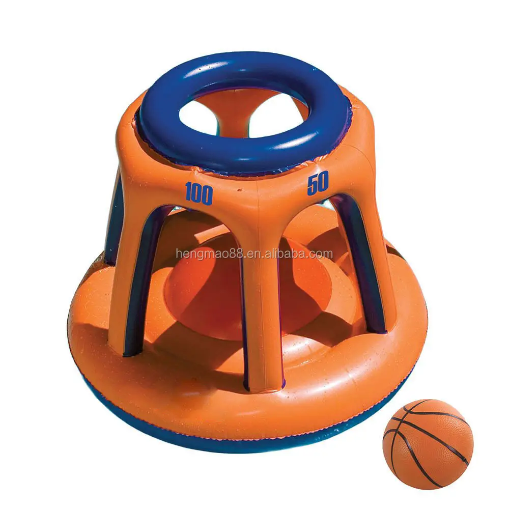 Basketball Hoop Giant Shootball Inflatable Fun Swimming Pool game Toy