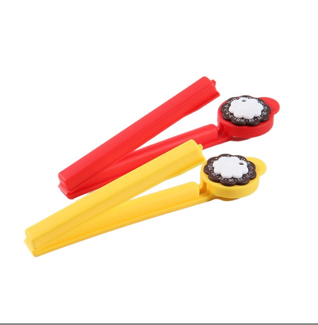 Plastic Chip Clips for Food Packages, Curved Design Sealing Bag Clips for Food