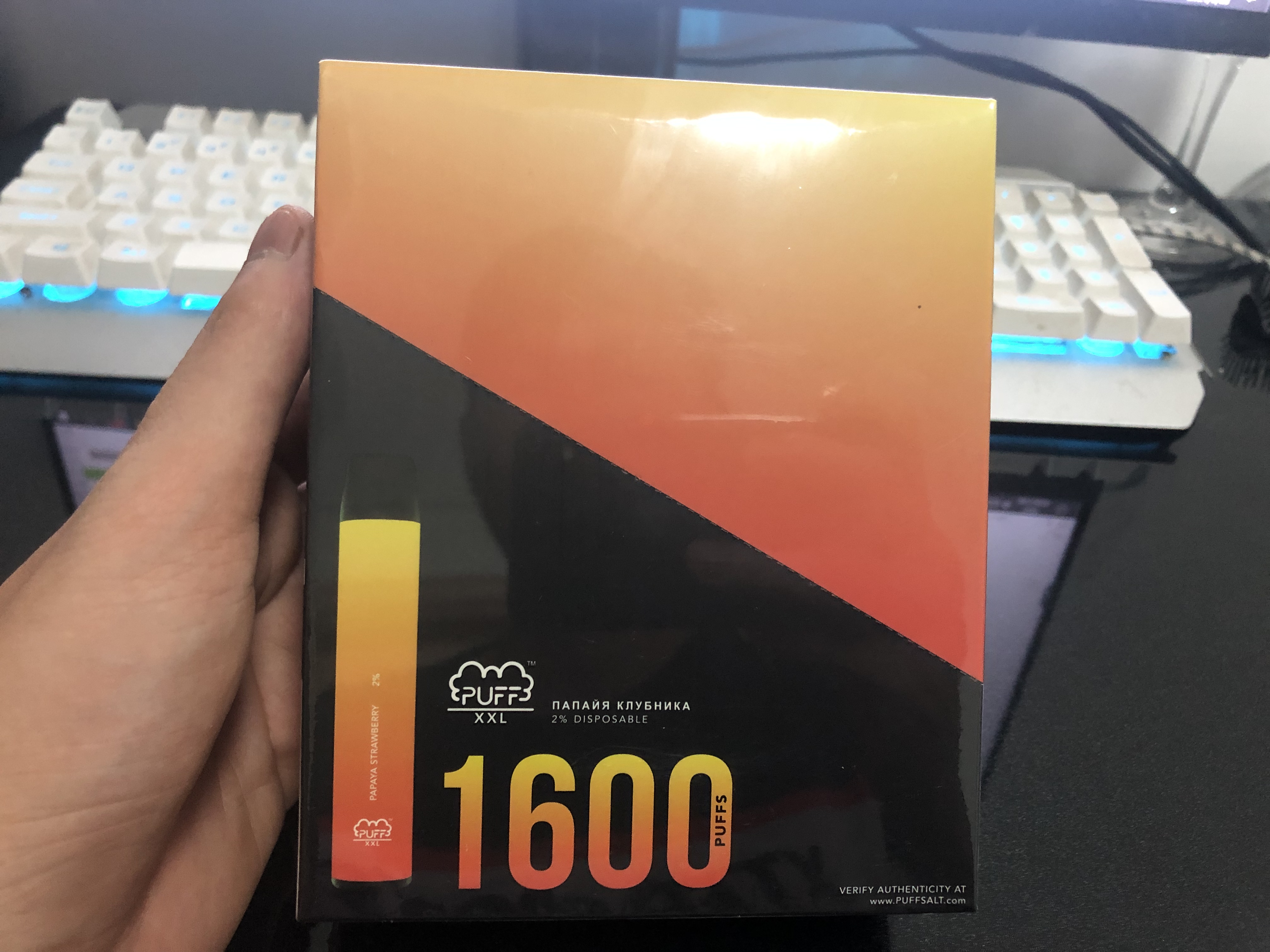 Russian re'xiao disposable e-cigarette puff 1600 packing box bang xxl
