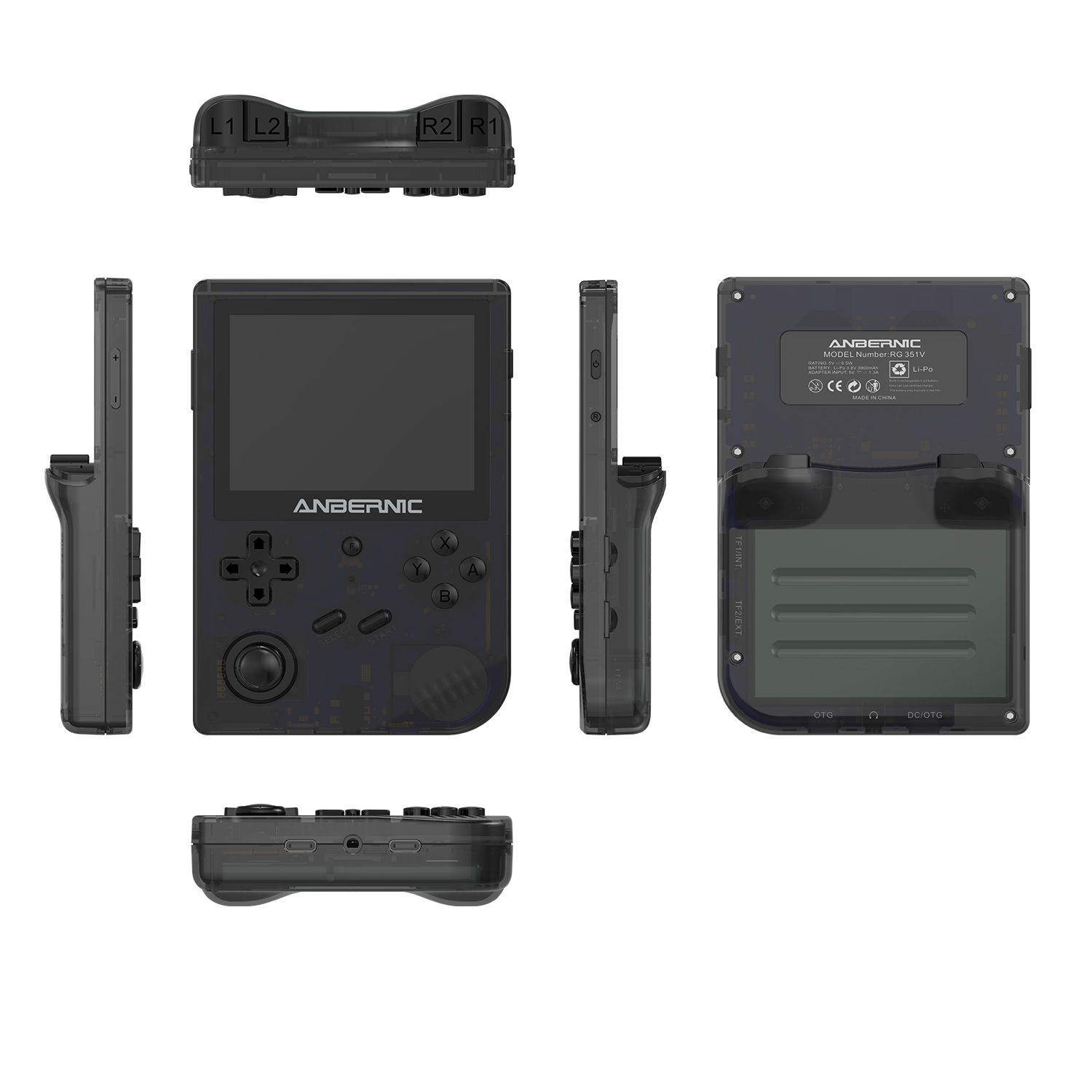 Последняя Anbernic портативная игровая консоль ретро мини RG351v 16 Гб 5000 игр Wi-Fi модуль 3,5 дюймовая игровая консоль