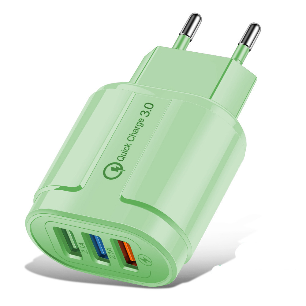 18W Quick Charge QC3.0 Fast Charging Charge EU US UK Travel Wall Adapter Universal Mobile Phone USB Charger in Home Officals