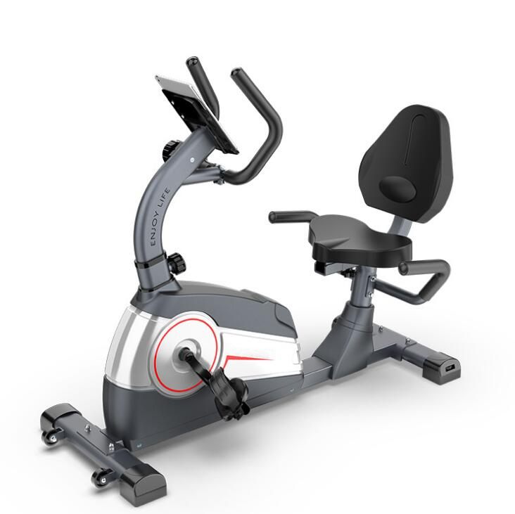Wholesale Elliptical Exercise Bike Home Magnetic Control Exercise Bike Horizontal Bike Spinning Exercise Device