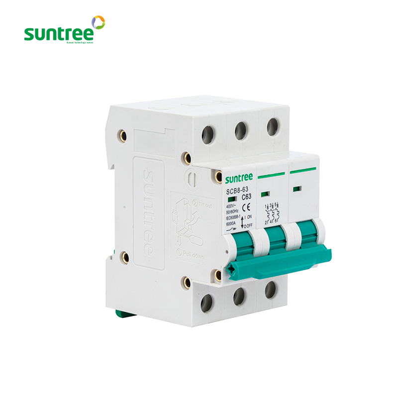 Новый высококачественный 230V suntree выключатель переменного тока 63a автоматический выключатель