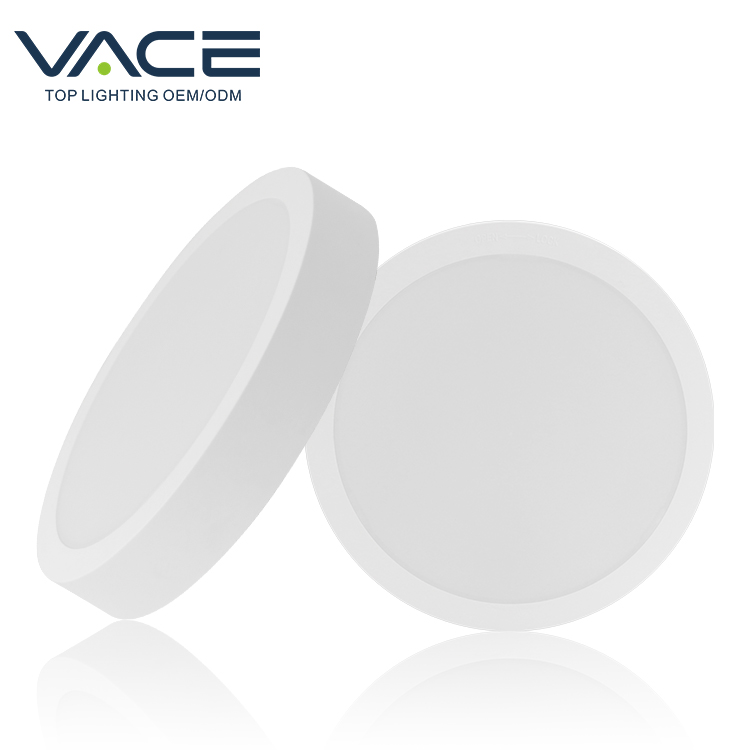 Промышленный современный светодиодный потолочный светильник VACE для дома, гостиной, поверхностного монтажа, Круглый, 6 Вт, 10 Вт, 15 Вт
