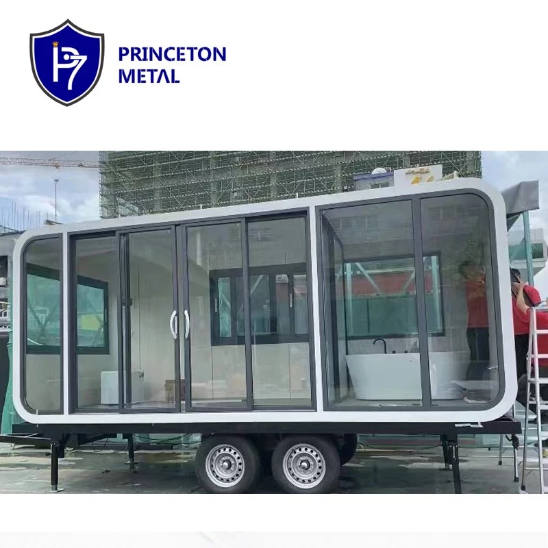 Prefab House на Wheels, Prefab Container, Modular Tiny Mobile House на Wheels
