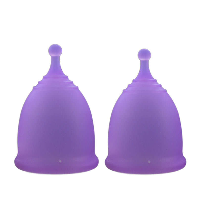 Wholesale Free Sample 100% Medical Silicone Menstrual Cup Small Original Solid Color Menstrual Cup In Bulk Order Online