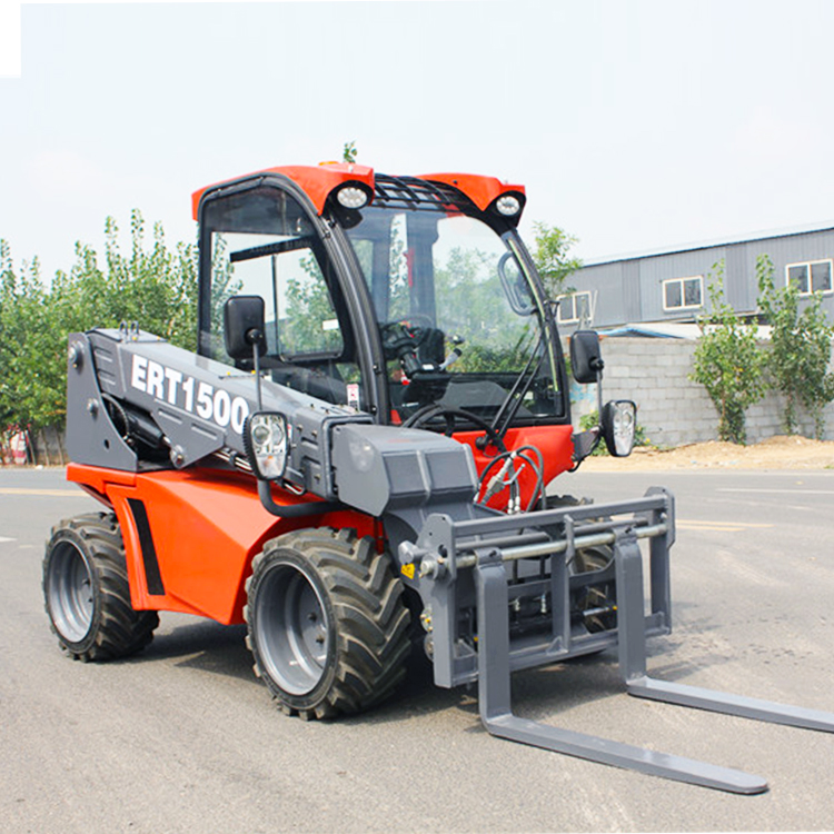 Everun CE EPA ERT1500 1,35 t Строительная Лопата шарнирный компактный маленький вилочный погрузчик мини телескопический погрузчик