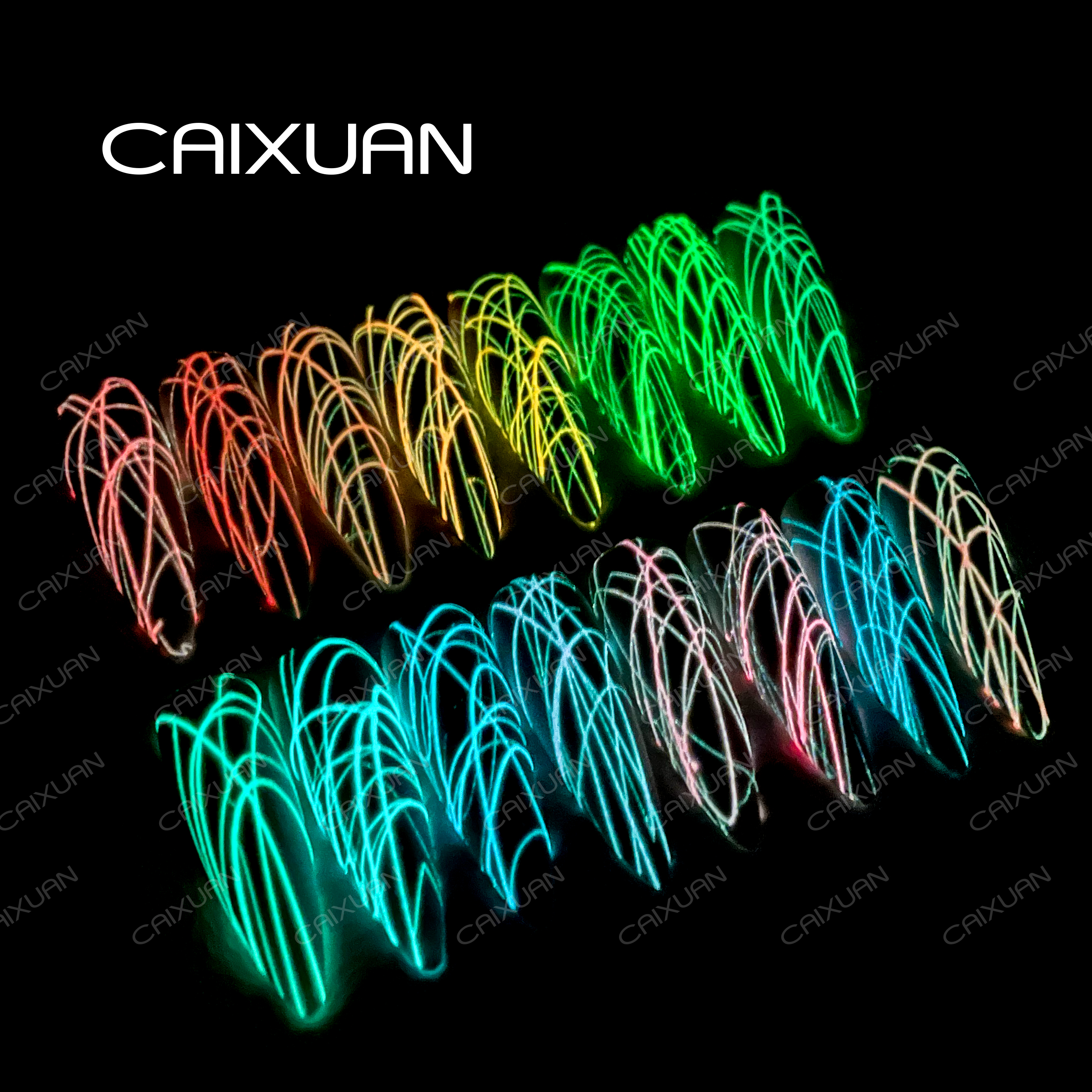 Caixuan замочить от УФ/led Гель-лак от производителя 1 кг Навальная упаковка светятся в темноте паук гель