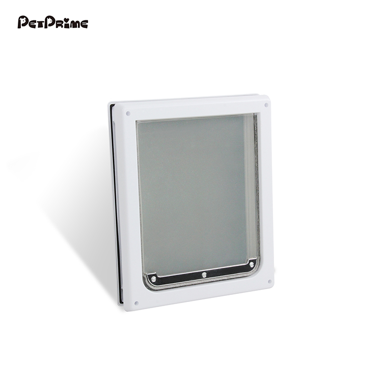 Petprime Pet откидной для собак и кошек 2 способов блокировки Pet откидной настенный вход для домашних животных с прозрачной дверью с клапаном