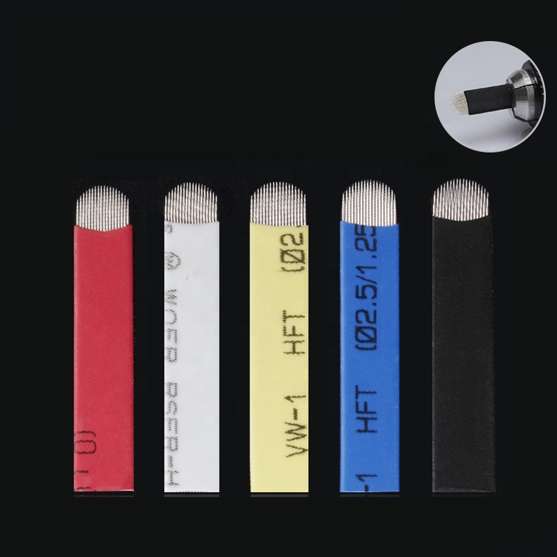 0.18mm High Quality Professional Eyebrow Tattoo Needles Permanent Makeup Microblading Needles