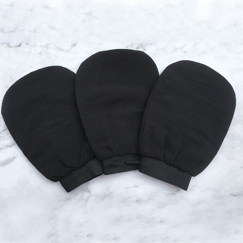 Exfoliating Mitts Double Sided Use Scrubbing Exfoliating Mitt with Hanging Loop for Men Women Dead Skin Remover Body Scrubber