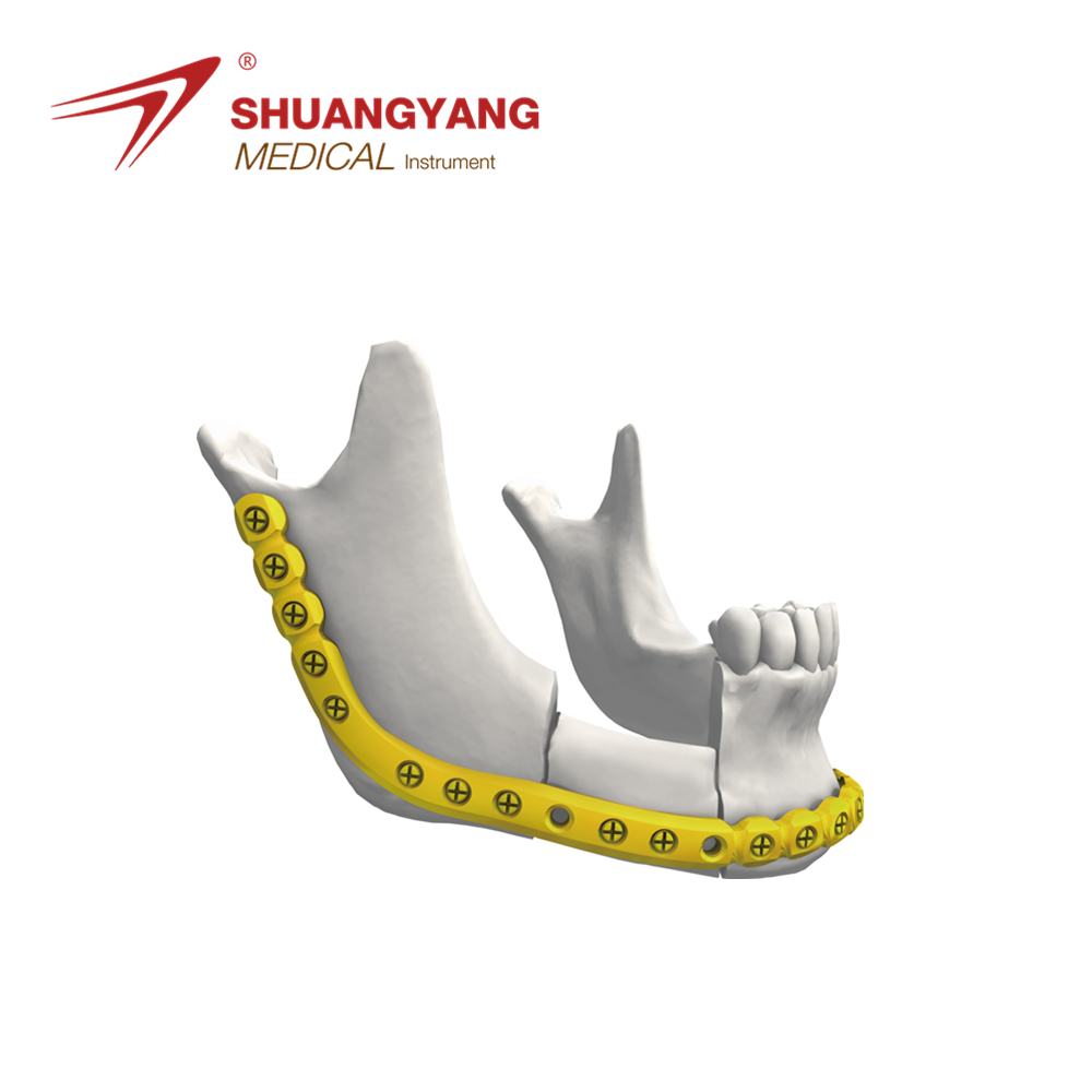 Locking Maxillofacial Reconstruction Plate Mandible Trauma Anatomical Orthopedic Plate
