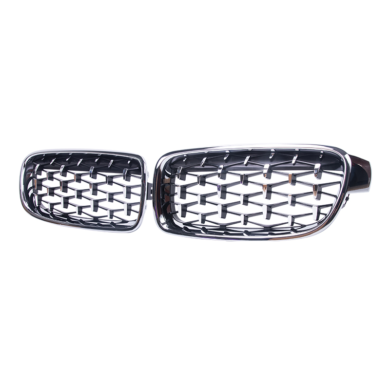 Car Diamond Kidney Grille Racing Grill Fit For 3 Series F30 F35 F31 2011-2019 Front Grille