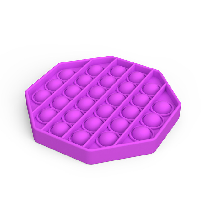 Случайный маленький мини Octagon Popit Scented Amongus Push Pop It Bubble Fidget сенсорный игрушечный набор