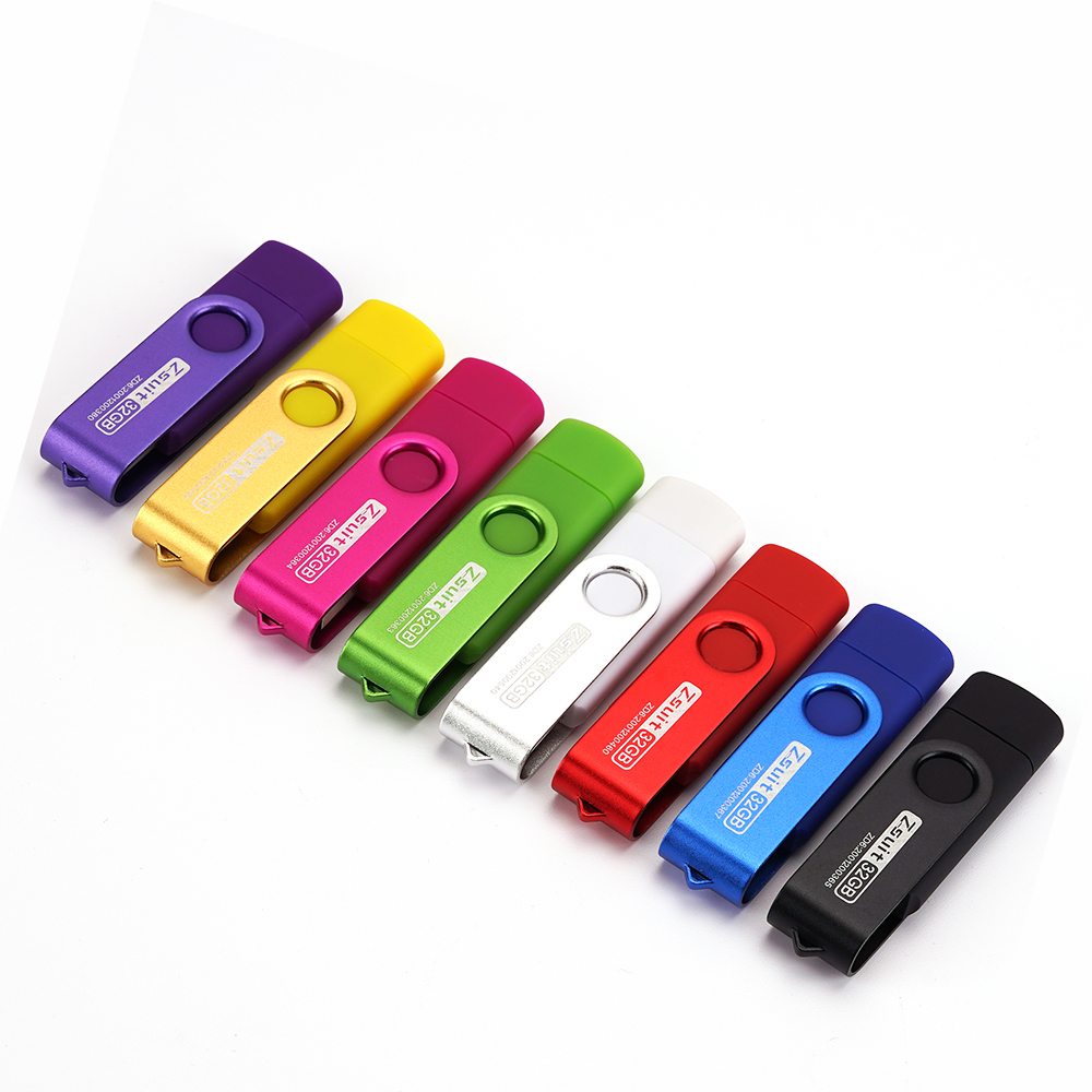 Высокое качество 8 Гб вращающийся Usb 2,0 3,0 128 Гб 64 Гб флэш-накопитель 2 Гб оперативной памяти, 32 Гб оперативной памяти, 16 Гб встроенной памяти, 8 Гб металлический индивидуальный OTG Usb флэш-накопитель