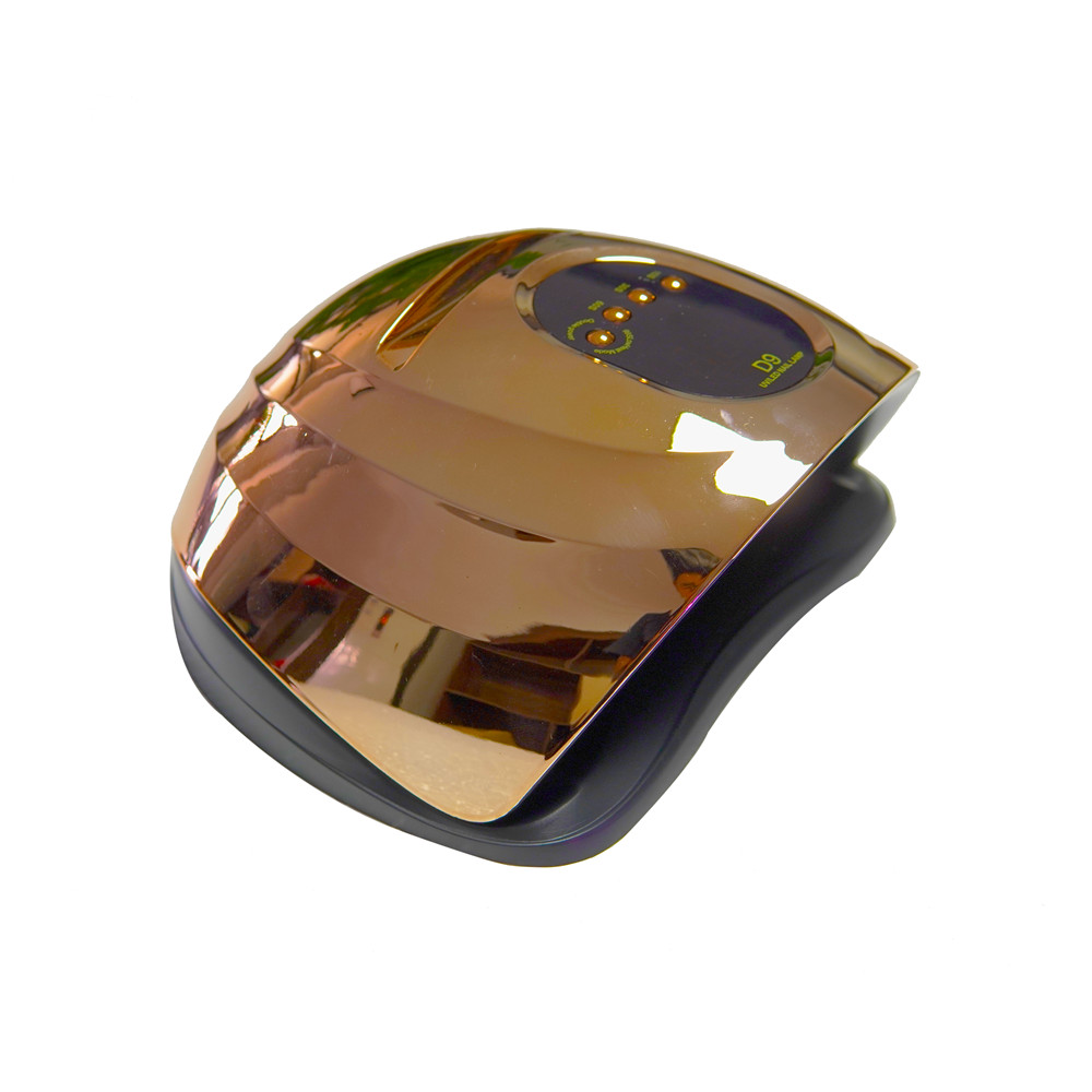 Golden Uv Lamp Nail Dryer Machine 114w Led Flash Curing Light Nail Art Lamp Professional Nail Lamps With Mobile Phone Holder