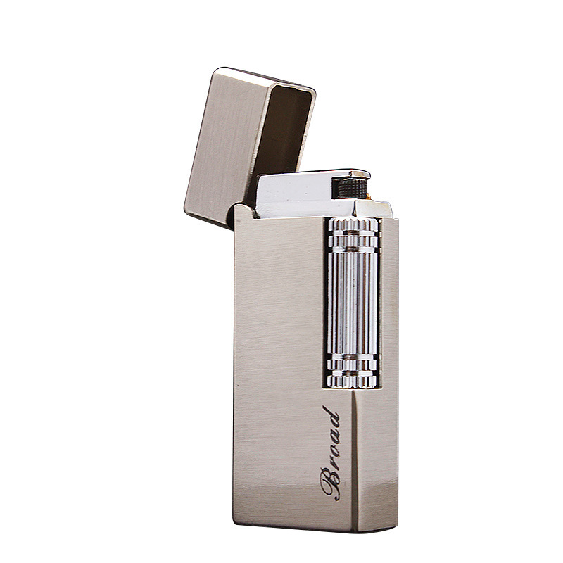 Classical Metal Cigarette Lighter Portable Soft Flame Smoking Accessories Smoker Tools Gas Refillable Durable Cigar Lighters