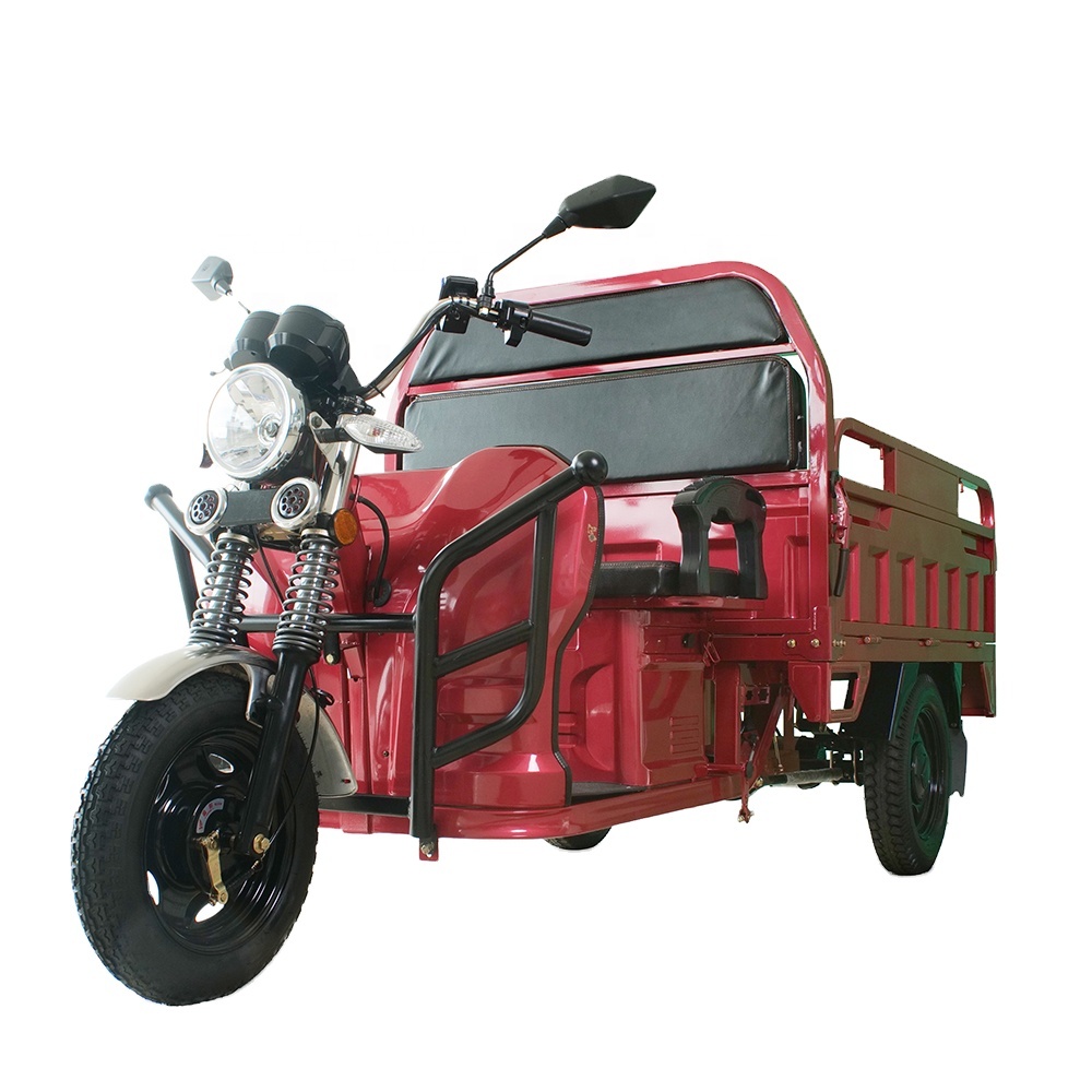 JINPENG Quality Electric cargo tricycle Three Wheel motorcycle Tricycle Adult Black Green Silver Body Motor Acid Power Battery