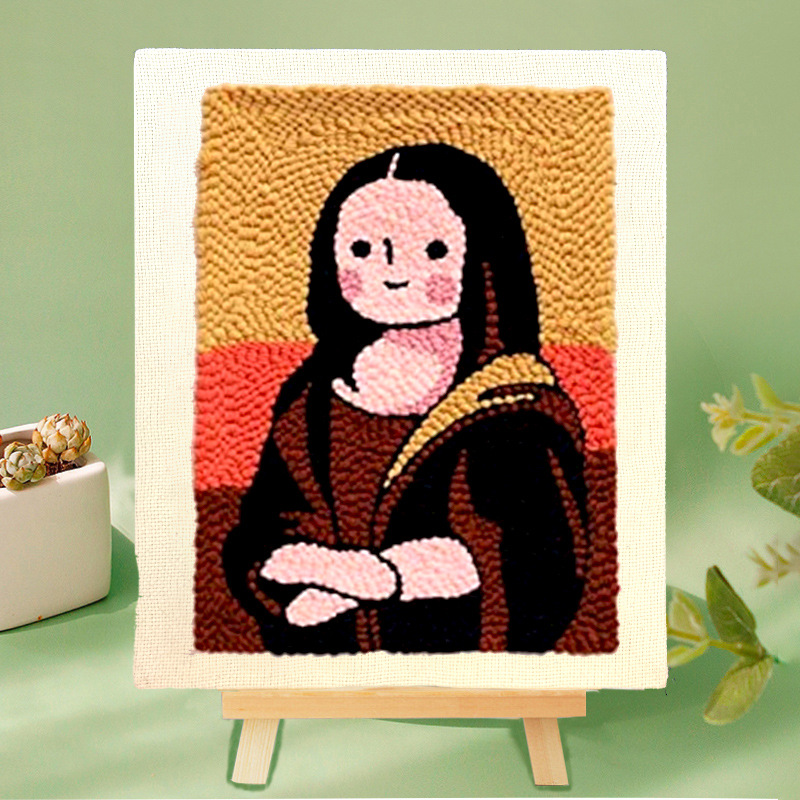 Wholesale High Quality Handmade Needlework Embroidery Sets DIY Punch Needle Kit