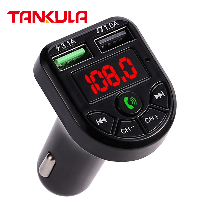 High Quality BTE5 Blue Tooth Receiver E5 Car MP3 FM Hands Free Calls Blue Tooth Car Kit