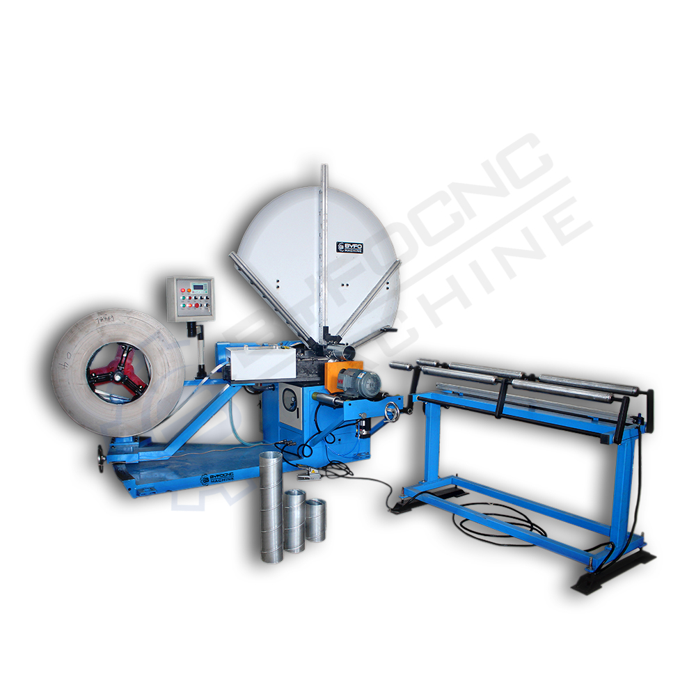 Spiral aluminum tube making machine