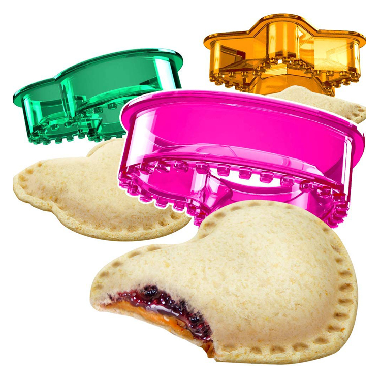 YM Factory Bread Sandwich Cookie Decruster Pancake Maker boys girls kids DIY Cutter and Sealer set for Lunchbox and Bento Box