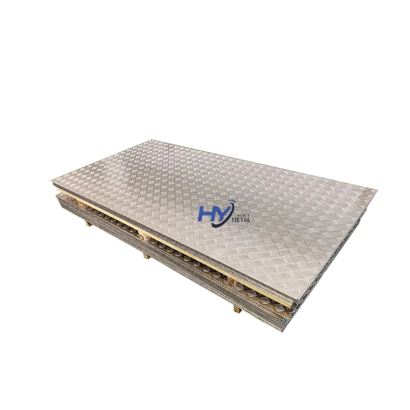 China aluminium checker plate Manufacturer New Product Bending 4x8 Aluminum Embossed sheet